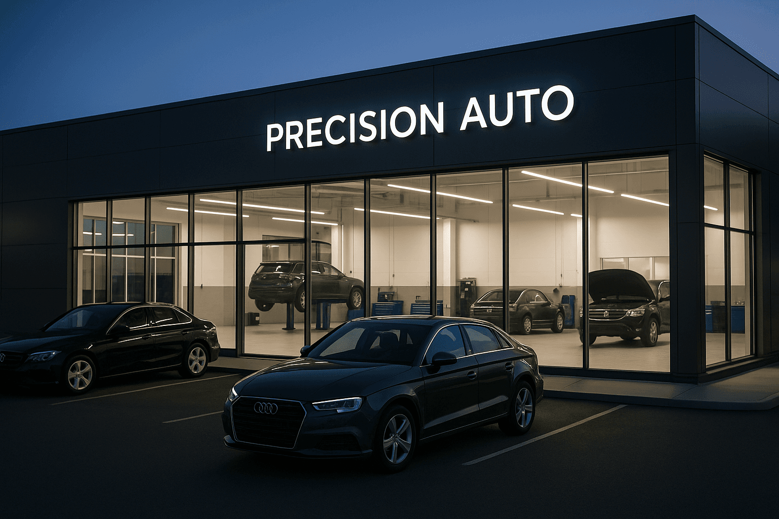 Service auto modern - fundal